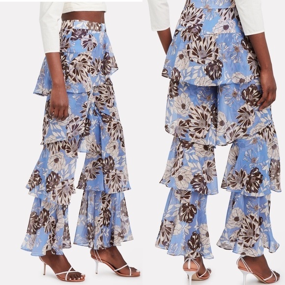 NWOT Alexis Elyria Tiered Wide-Leg Pants - Picture 2 of 9